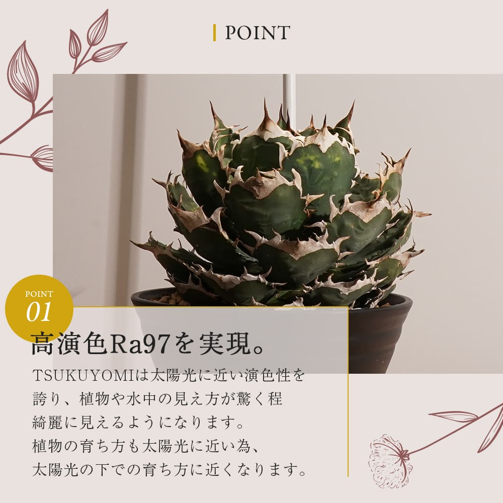 TSUKUYOMI LED 10W (ツクヨミLED 10W)植物育成LED ホワイト