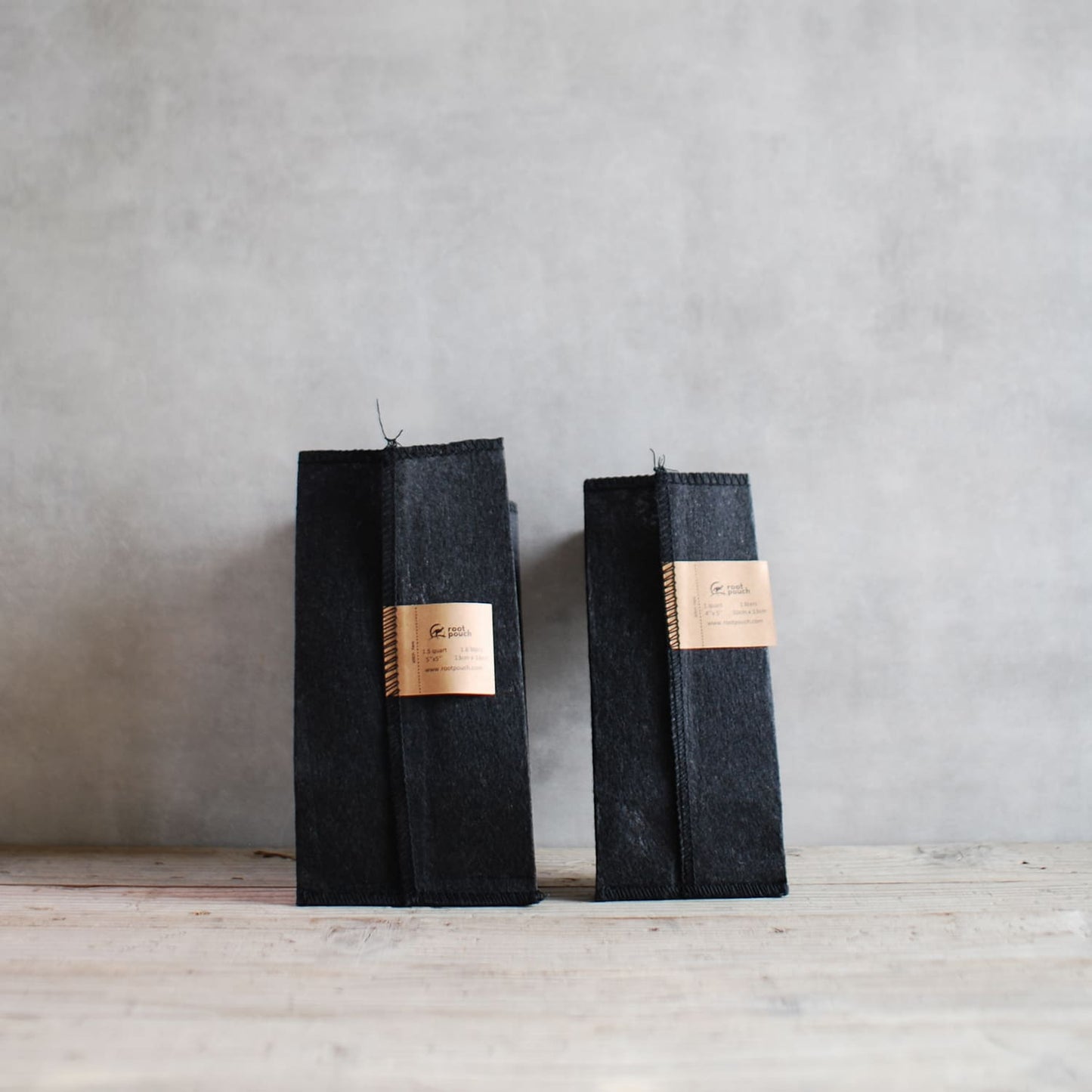 ルーツポーチ(root pouch)育苗用ポット 1QT(Thin Black Line)