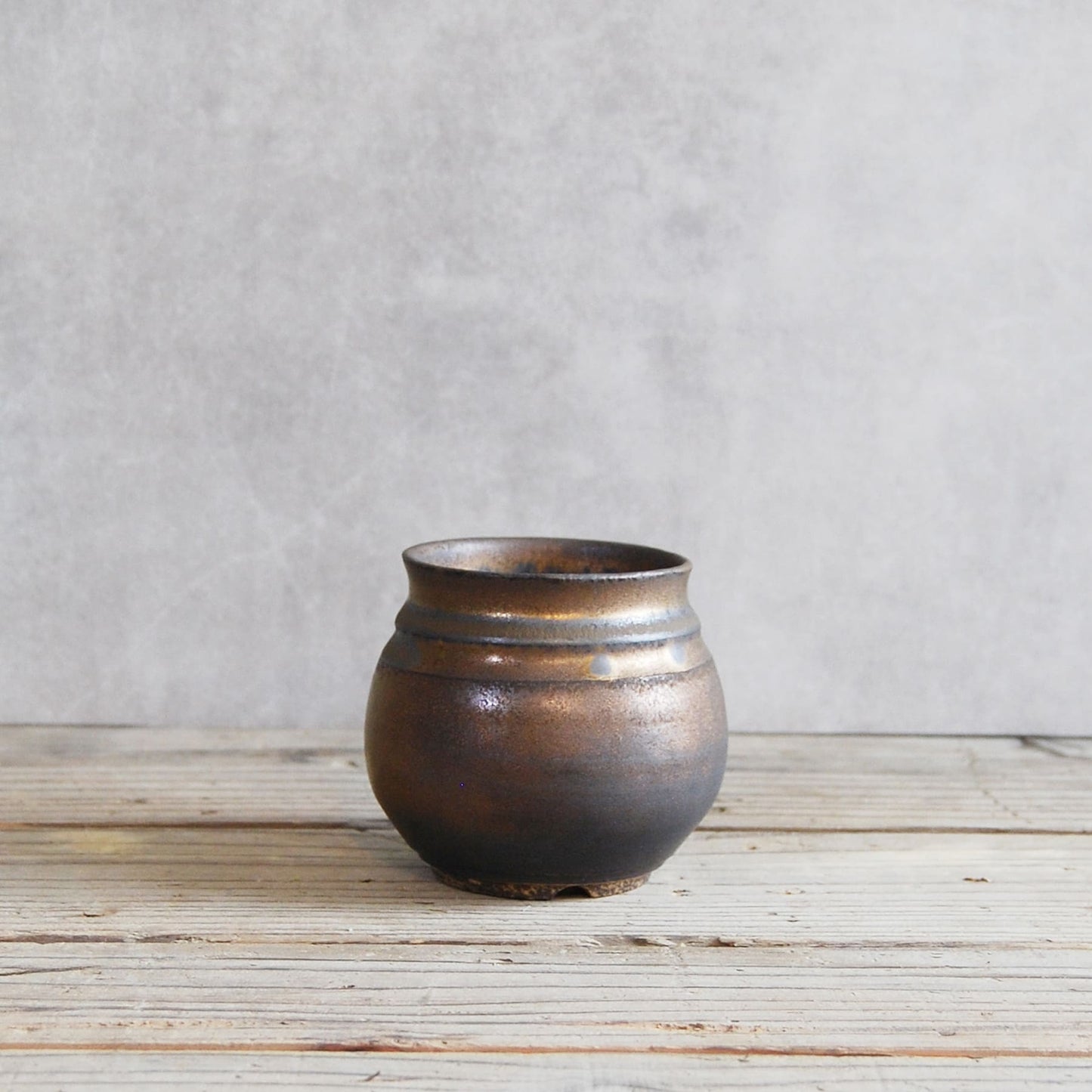 金彩植木鉢025 大信陶器