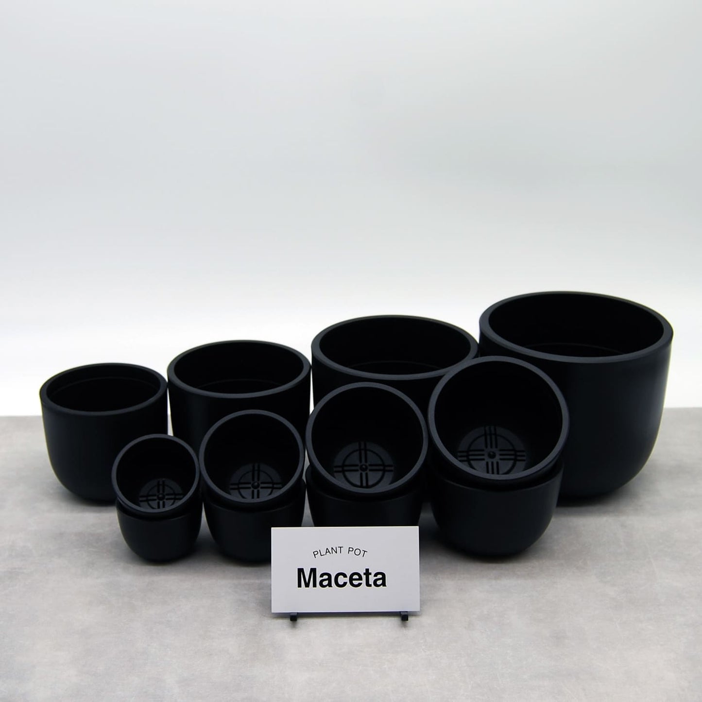 Plastic Pot「BowlMid」Size6　Maceta（マセタ）プラ鉢