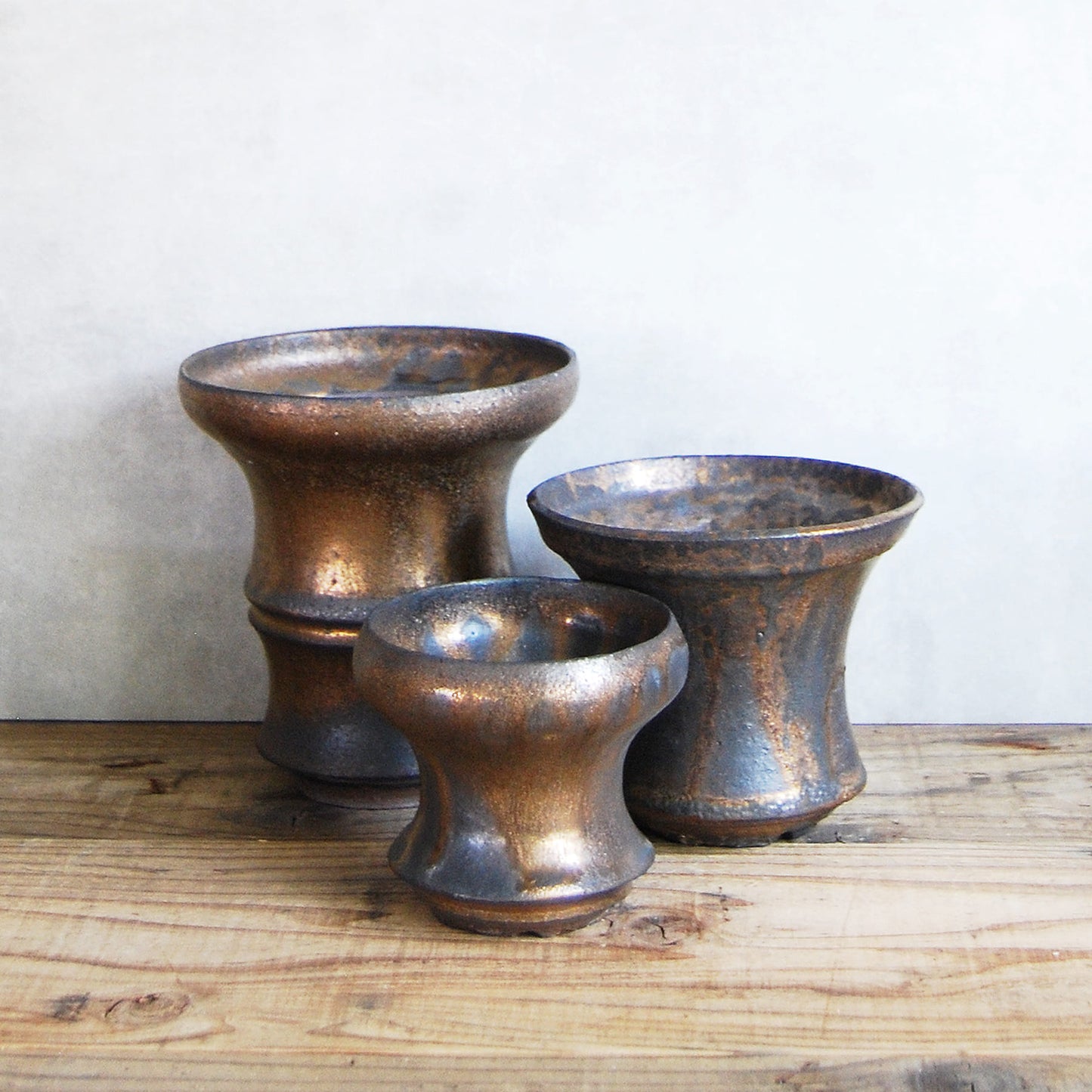 金彩植木鉢063　大信陶器