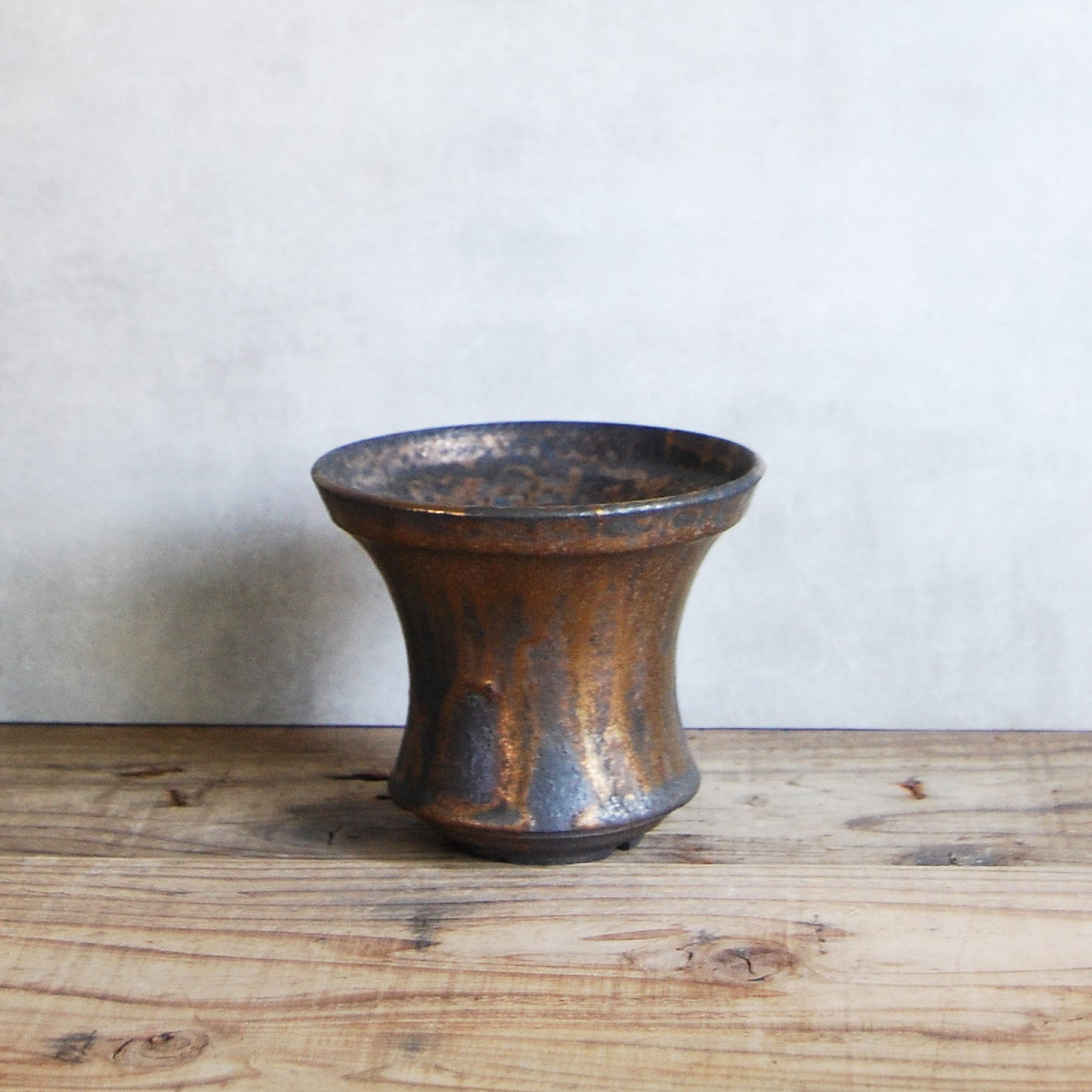 金彩植木鉢063　大信陶器