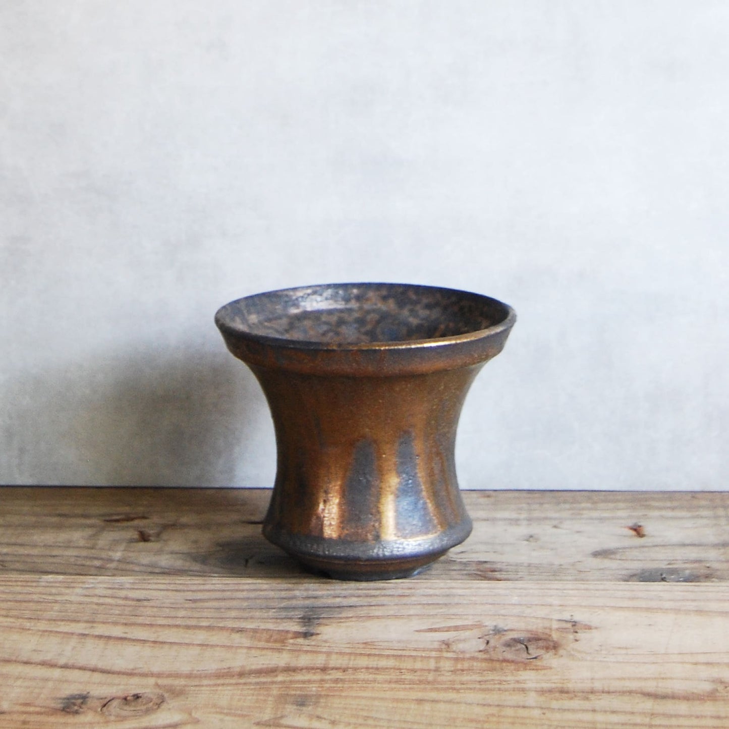 金彩植木鉢063　大信陶器