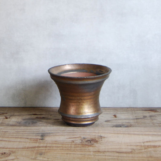 金彩植木鉢064　大信陶器