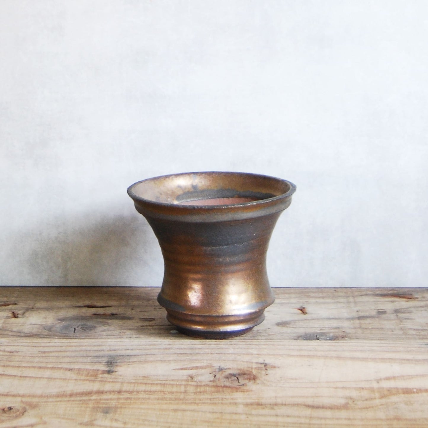 金彩植木鉢064　大信陶器