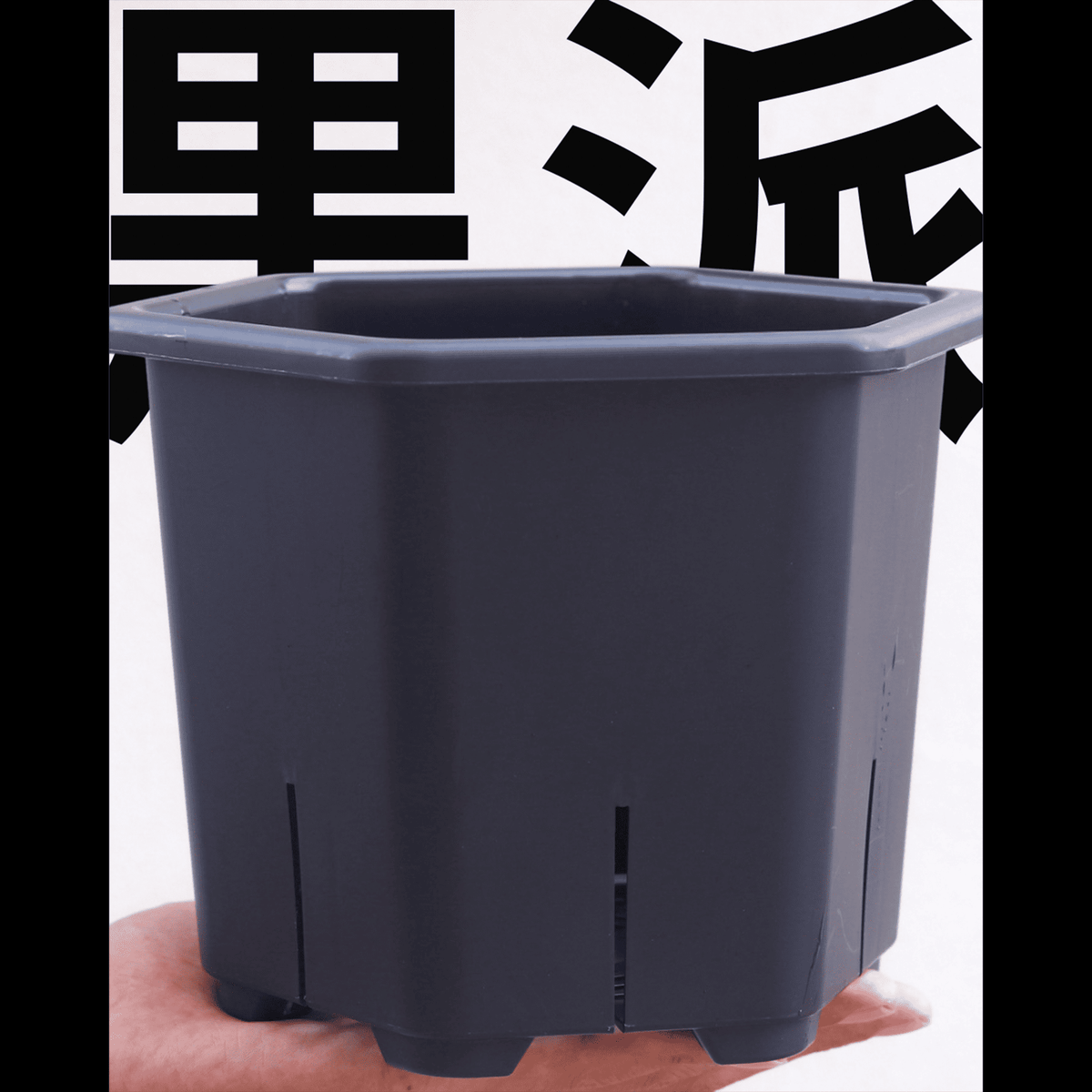 HexaPot（ヘキサポット）６号　六角形プラ鉢