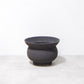 黒鉄釉 丸段型植木鉢 M　かみ山陶器
